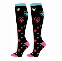 Load image into Gallery viewer, More Love Hearts High Crazy Socks - Crazy Sock Thursdays