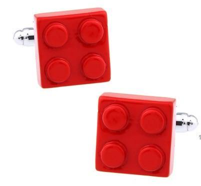 Toy Brick Cufflinks - Crazy Sock Thursdays