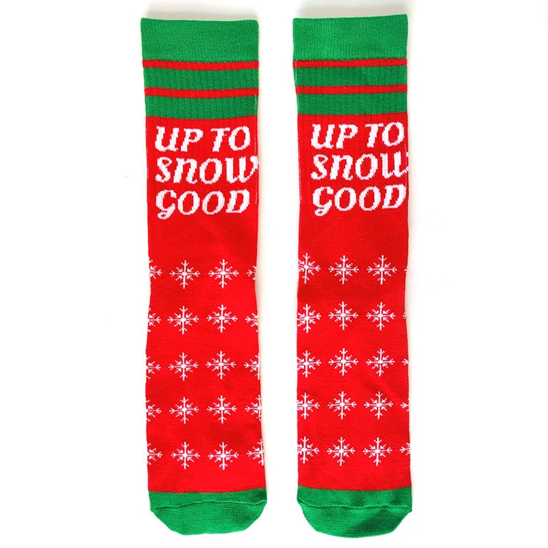 Naughty Crazy Christmas Socks