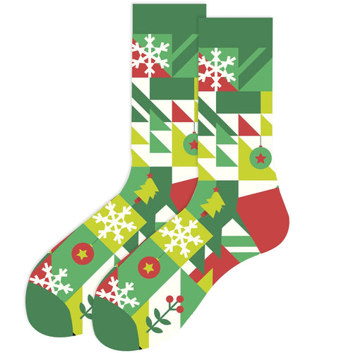 Christmas Patterns Crazy Christmas Socks