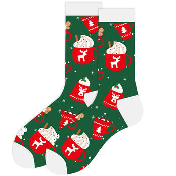 Christmas Drinks Crazy Christmas Socks