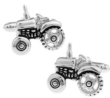 Tractor Cufflinks - Crazy Sock Thursdays