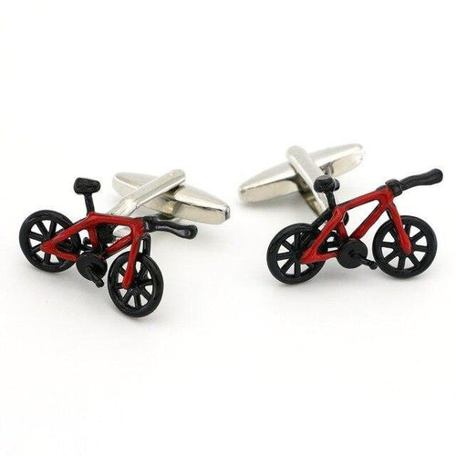 Bicycle Cufflinks - Crazy Sock Thursdays