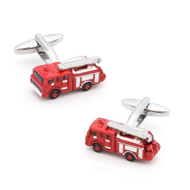 Fire Truck Cufflinks - Crazy Sock Thursdays