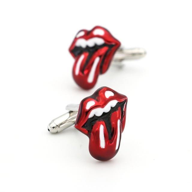 Lips Cufflinks - Crazy Sock Thursdays