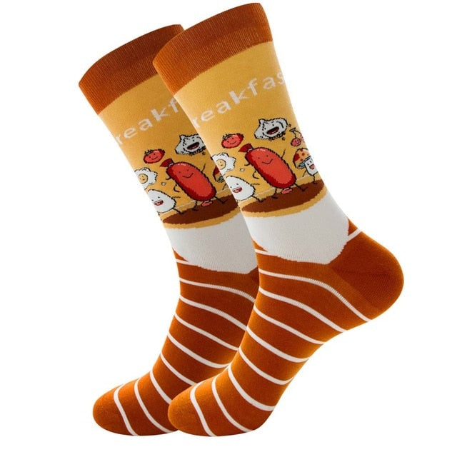 Breakfast Crazy Socks