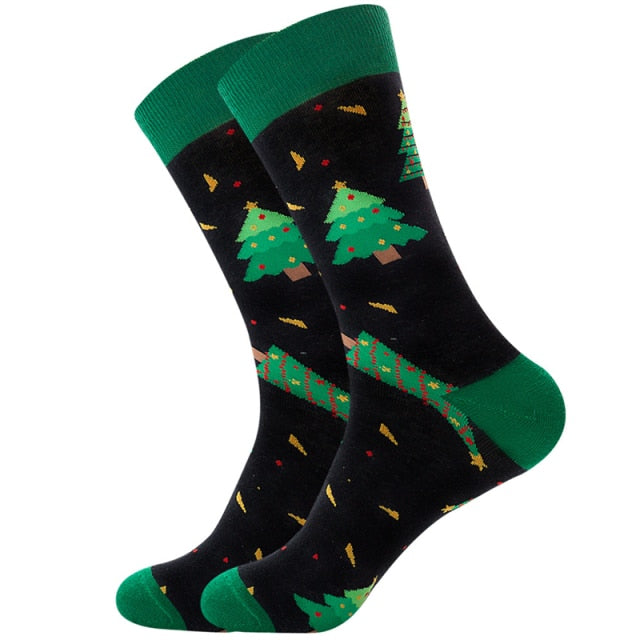 Crazy Christmas Tree Socks