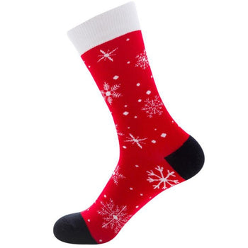 Crazy Red Christmas Socks