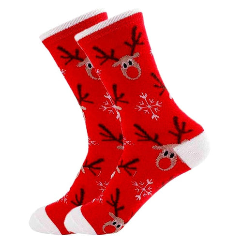 Women's Reindeers Crazy Christmas Socks