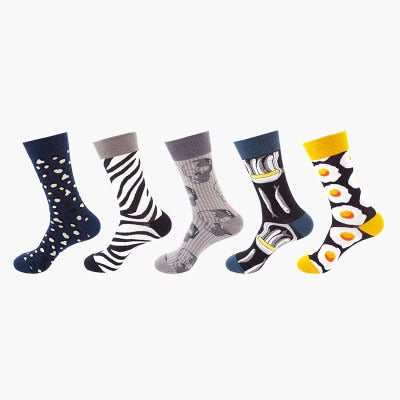 Men's Random Mix 5 Pair Sock Set