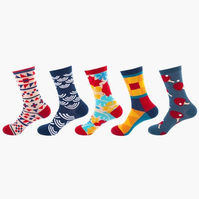 Men's Autumn 5 Pair Sock Set