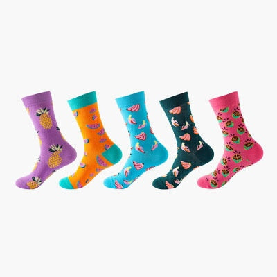 Men's Fruit Cocktail 5 Pair Sock Set