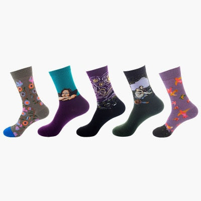Men's Art Inspired 5 Pair Sock Set