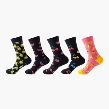 Men's Fun and Fruity 5 Pair Sock Set