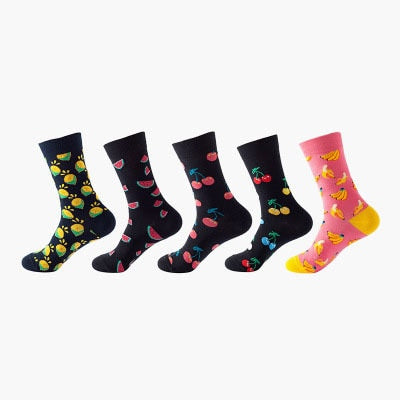Men's Fun and Fruity 5 Pair Sock Set