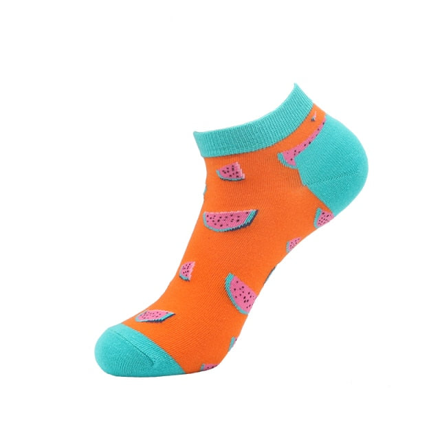 Watermelon Ankle Crazy Socks