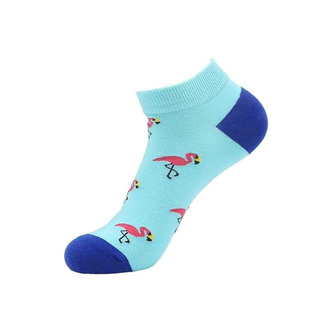 Flamingo Ankle Crazy Socks