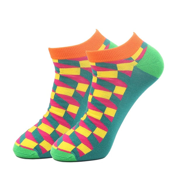 Trippy Ankle Crazy Socks