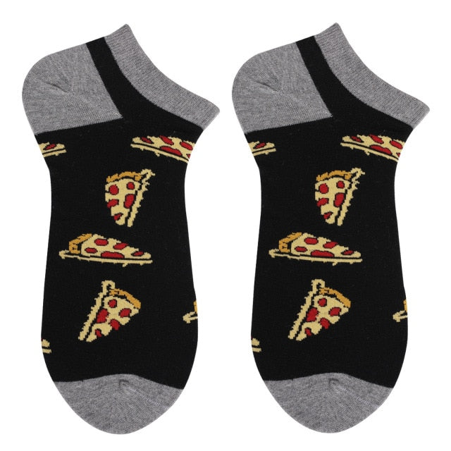 Pizza Ankle Crazy Socks