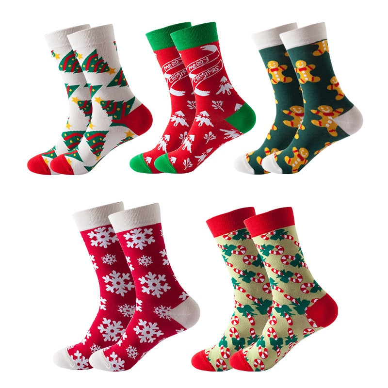 Crazy Christmas Socks Set (5 Socks)