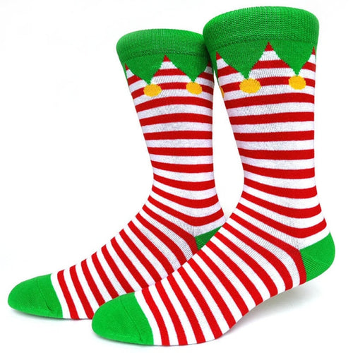Elf Crazy Christmas Socks