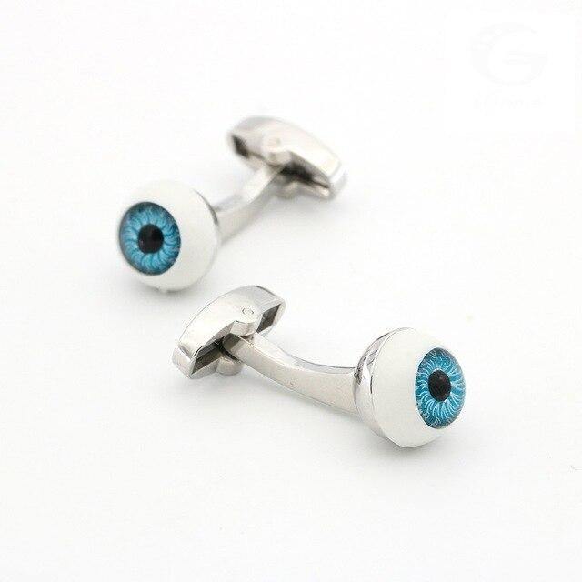 Blue Eye Cufflinks - Crazy Sock Thursdays